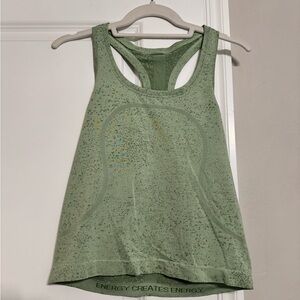 Lululemon Athletica Speckled Green Tank Top